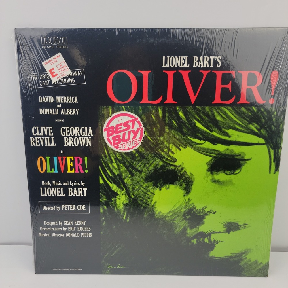 Oliver! Original Broadway Cast Recording Vinyl LP RCA AYL1-4113 Sealed